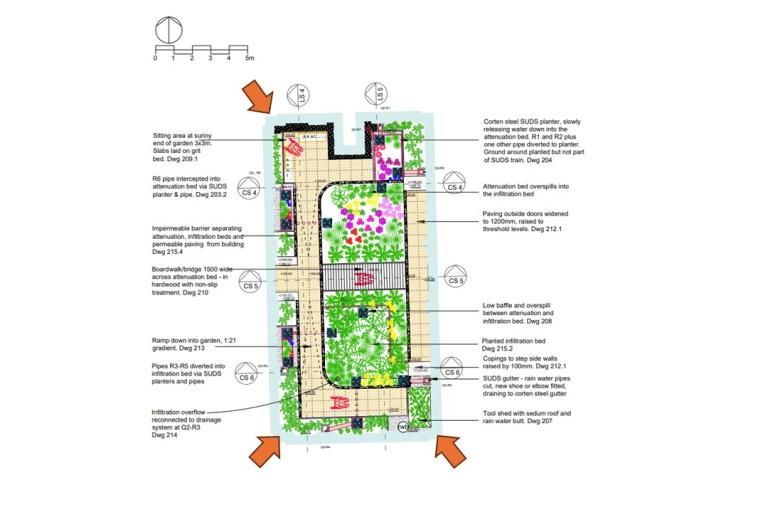 Detail from Architect Drawing 
