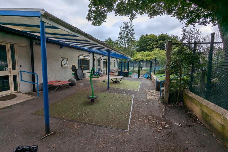 Permeable paving location 