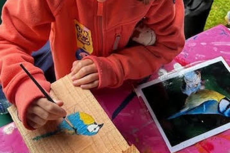 Birdbox project painting 