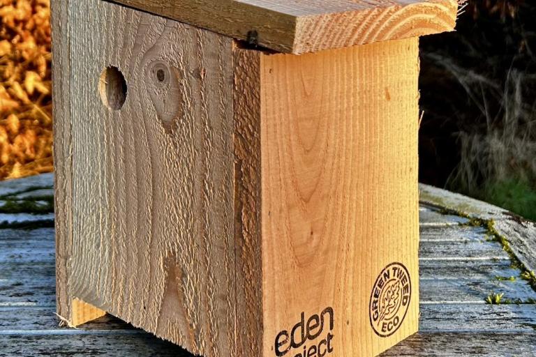 Birdbox project example box with sponsor logo 